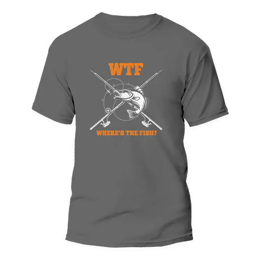 Outdoorzees WTF Where's The Fish Man T-Shirt