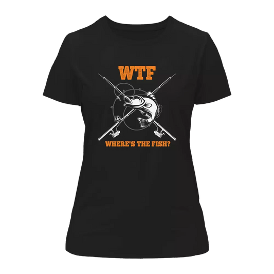 Outdoorzees WTF Where's The Fish T-Shirt for Women