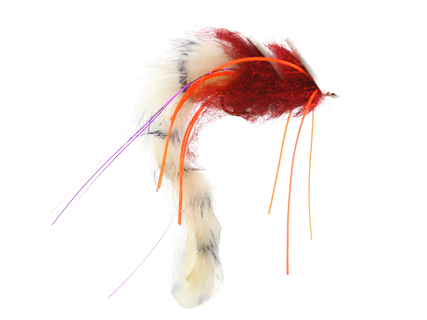 Wild Water - White, Red and Orange Saltwater EP Foam Diver, size 2/0, Qty. 2