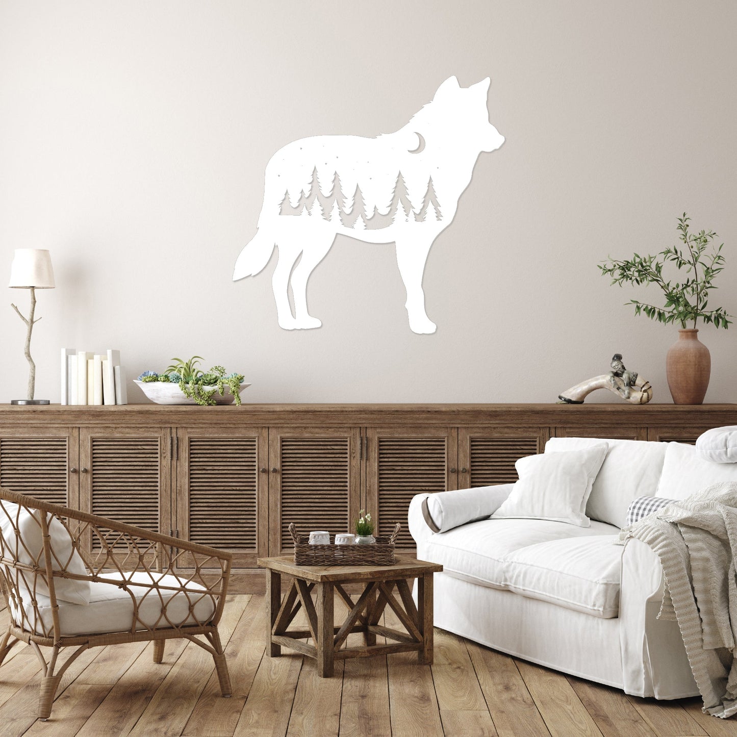 MetalPlex - Wolf - Metal Wall Art