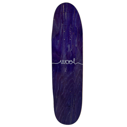 Wool Skateboards Wool Softy Directional Oval Skateboard Deck - Blunt Nose Directional Oval 8.6"
