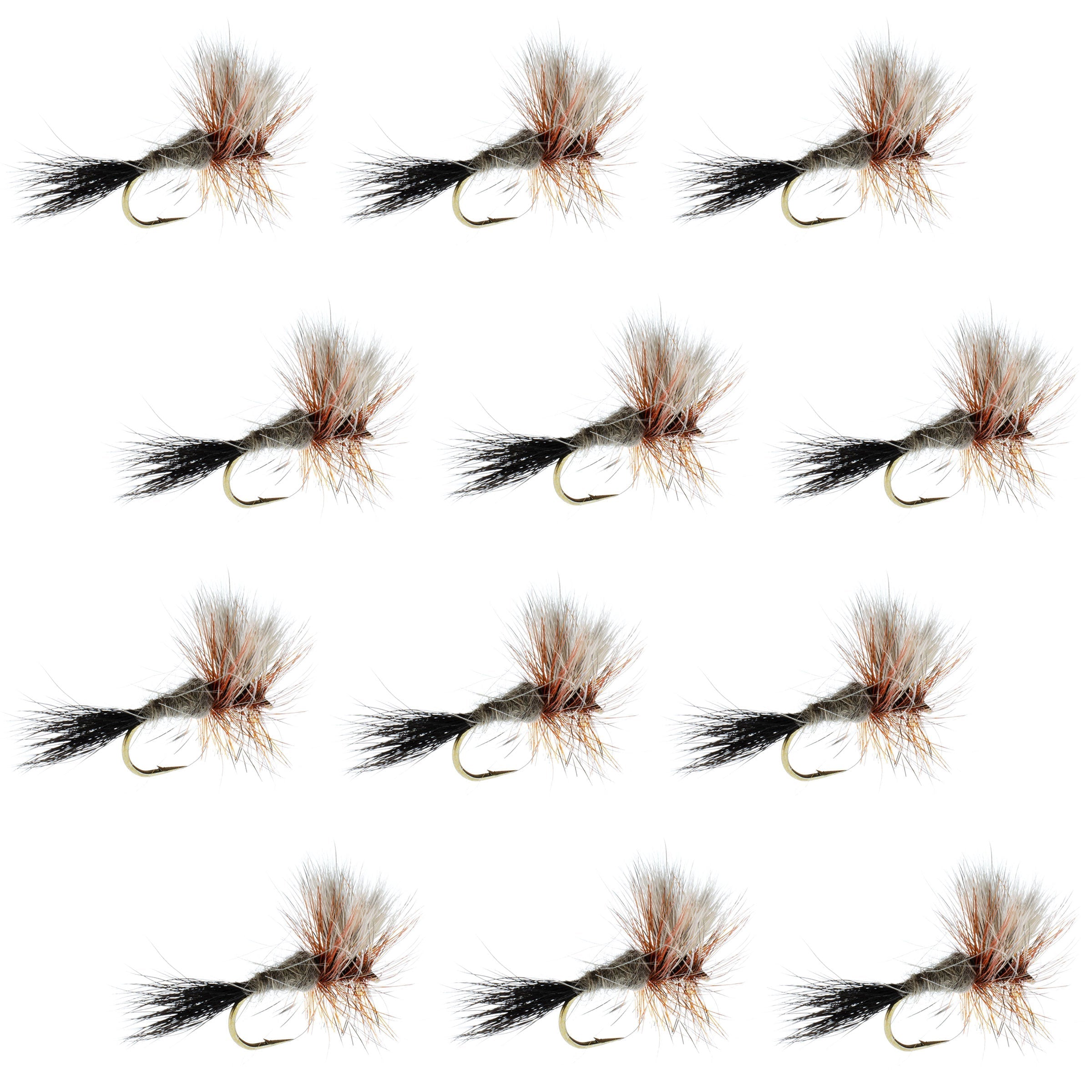 dry fly fishing hook Ausable Wulff Classic Dry Fly 1 Dozen Flies Hook Size 10