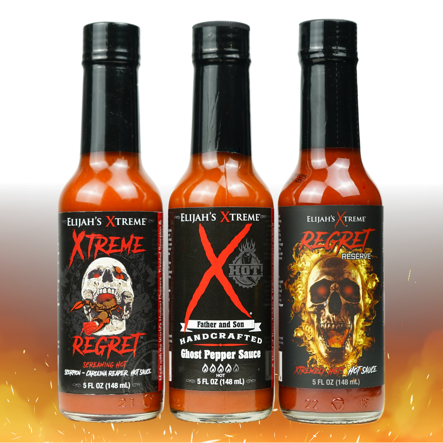 Elijah's Xtreme TRIO 2.0 HOT SAUCE VARIETY PACK