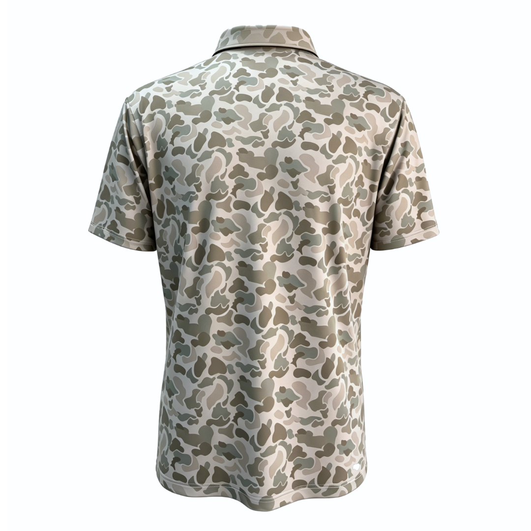 Bow Crew Apparel "Back 9 Camo" Golf Polo