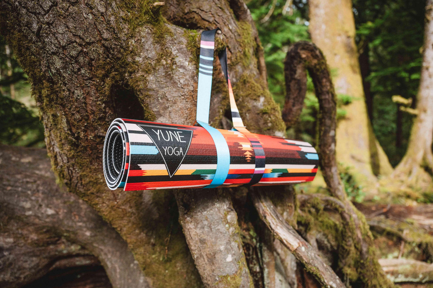 Yune Yoga Mat Pendleton Eagle Rock Tan