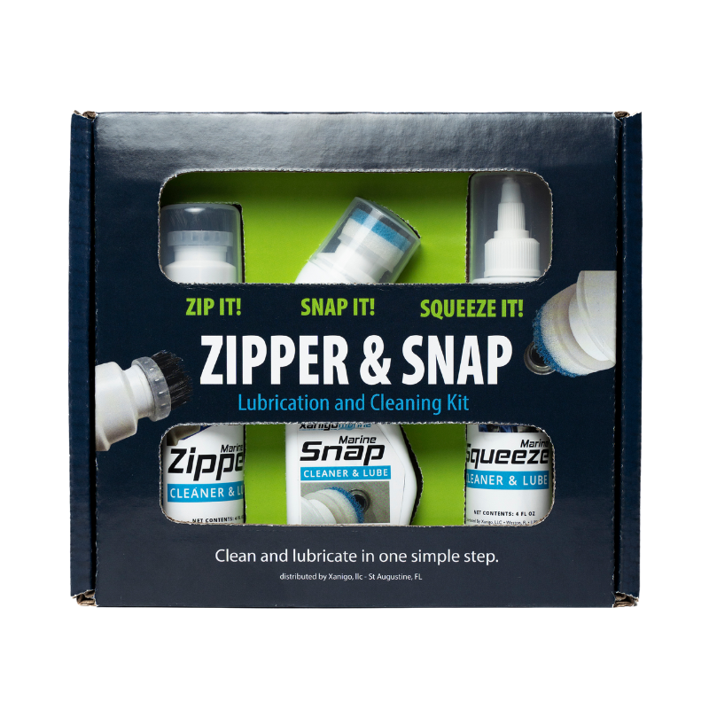 Xanigo Marine Zipper and Snap Lube Set