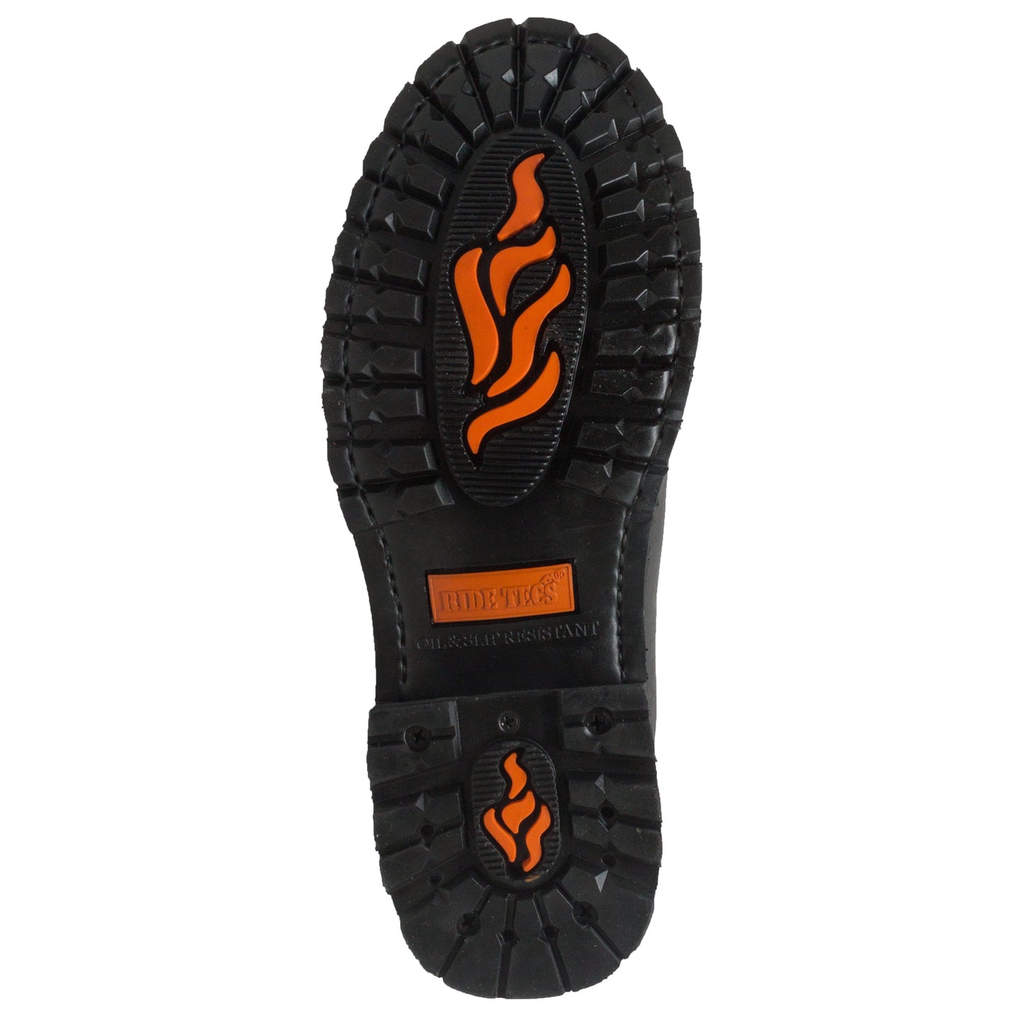 Adtec Men's 6" Reflective Double Zipper Biker Black - 9797 - Angler's Pro Tackle & Outdoors