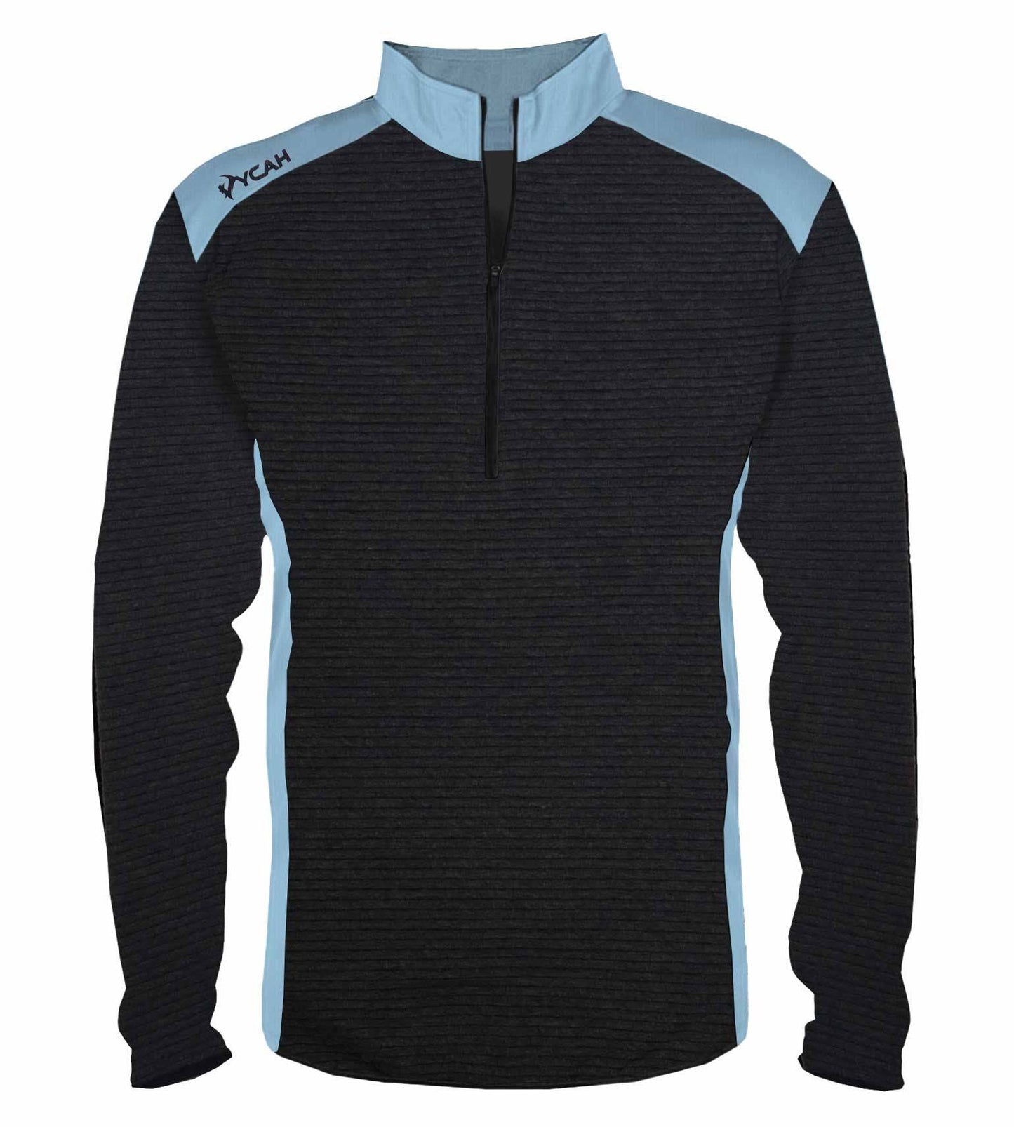 Vycah Aerial Pullover - Black/ Columbia Blue