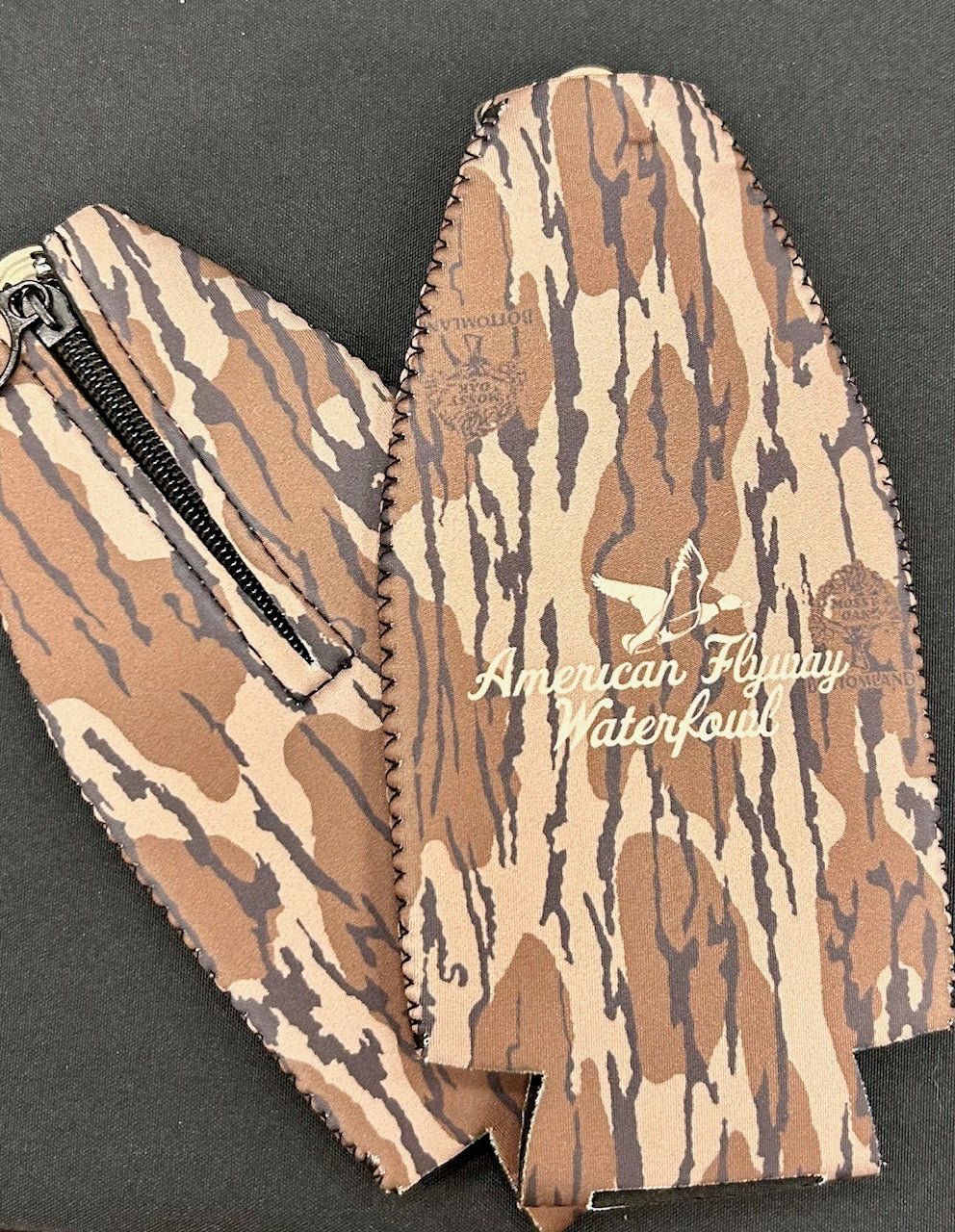AFW Mossy Oak Bottomland Logo Bottle Koozies - Angler's Pro Tackle & Outdoors