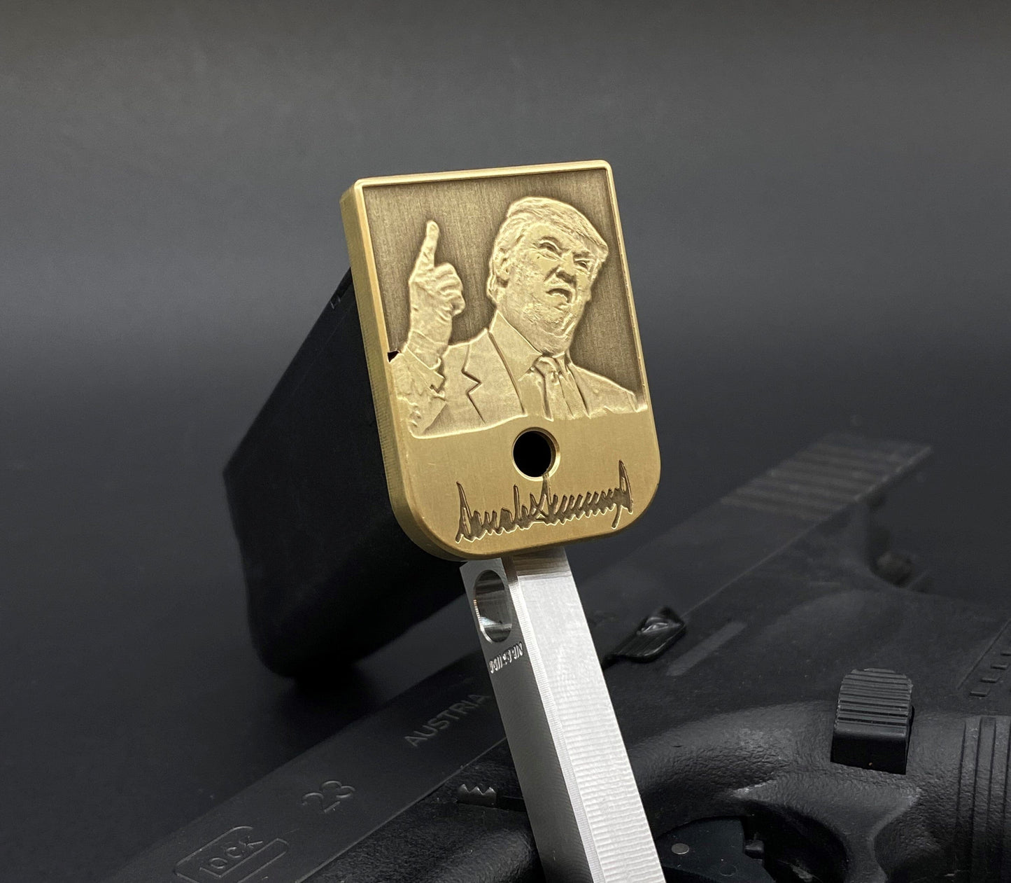 Milspin Donald Trump 3D Magazine Base Plate
