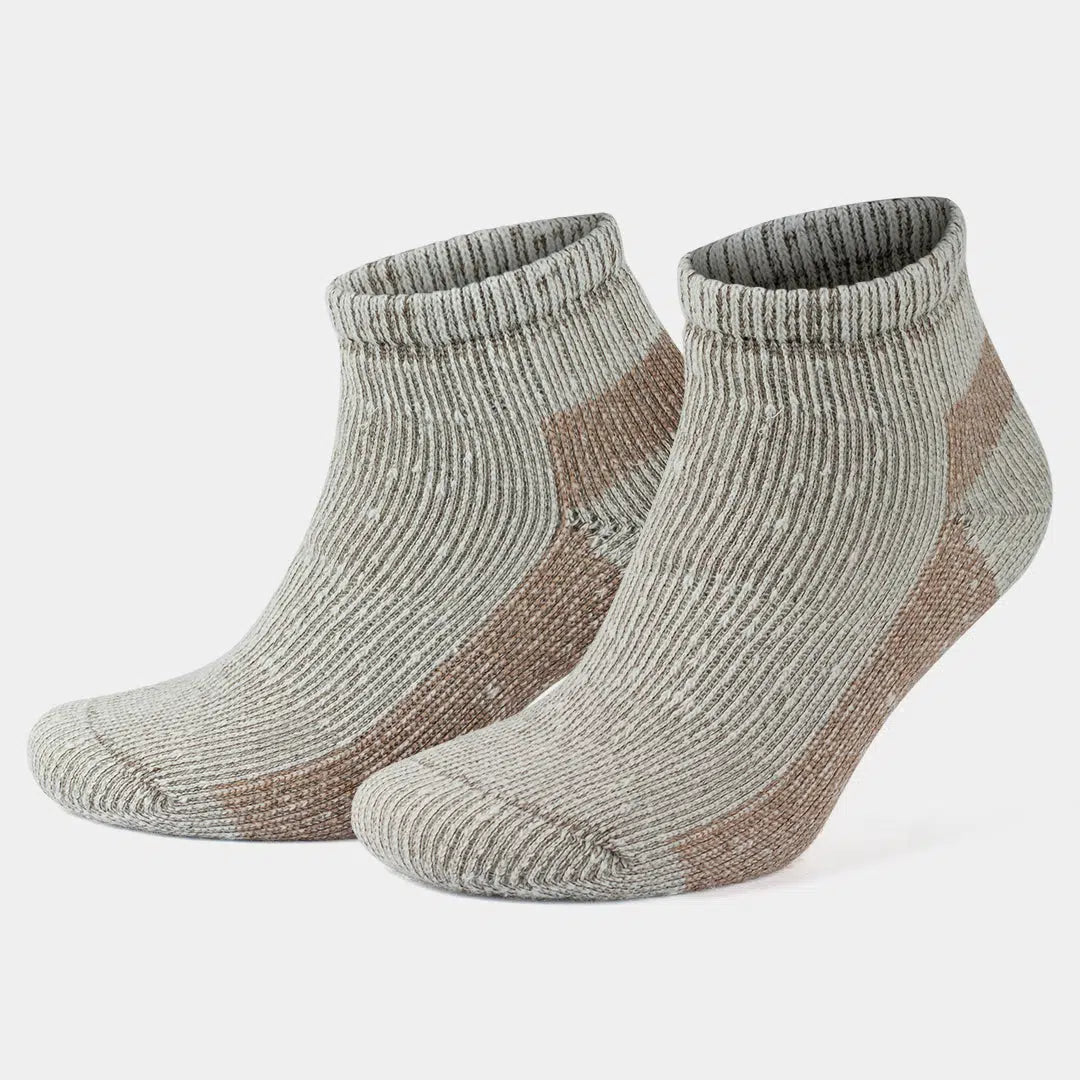 GoWith Alpaca Wool Thermal Full Terry Short Hiking Socks for Men & Women - Optic Effect