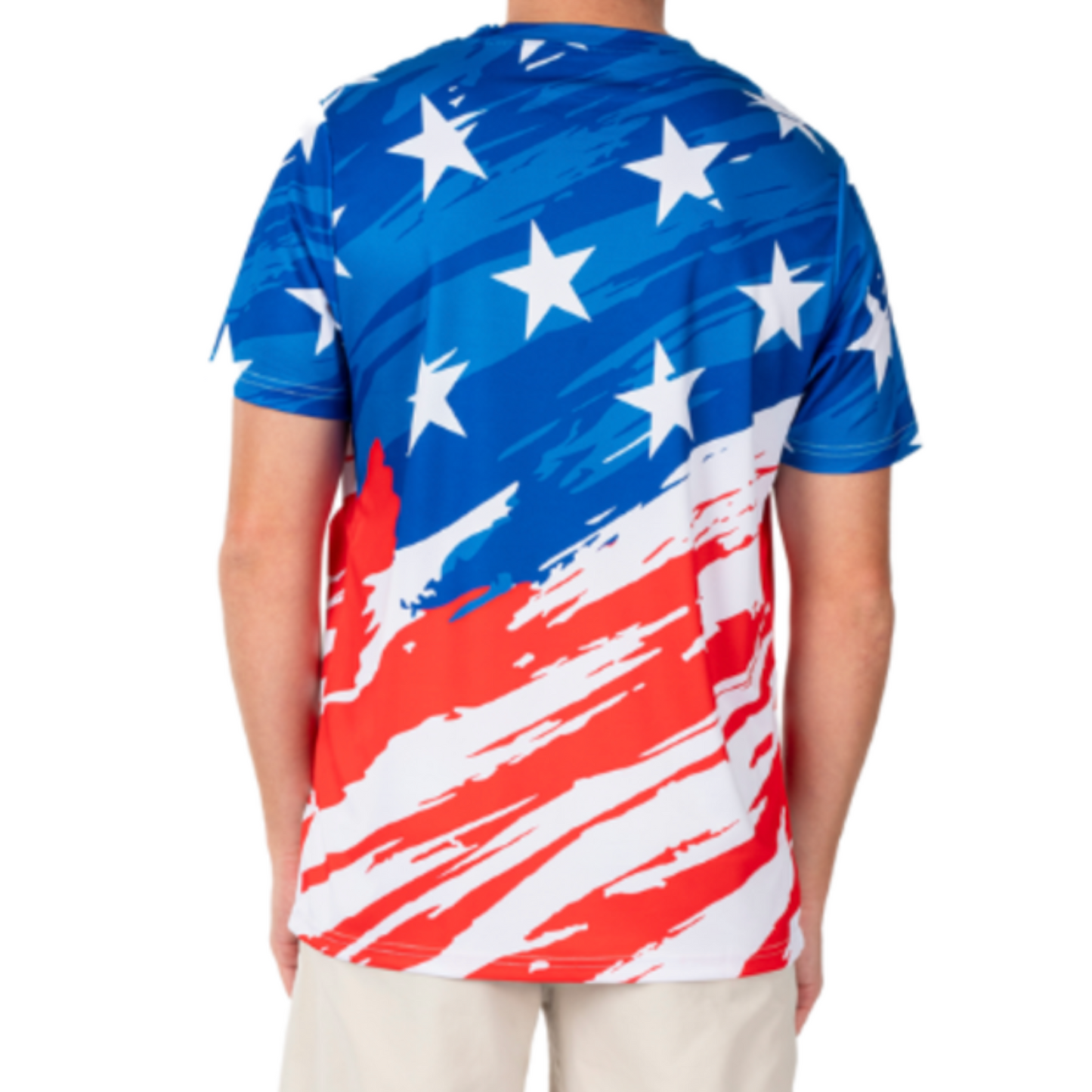 The Flag Shirt Men's Patriotic U.S.A. Quick-dry Jersey T-Shirt