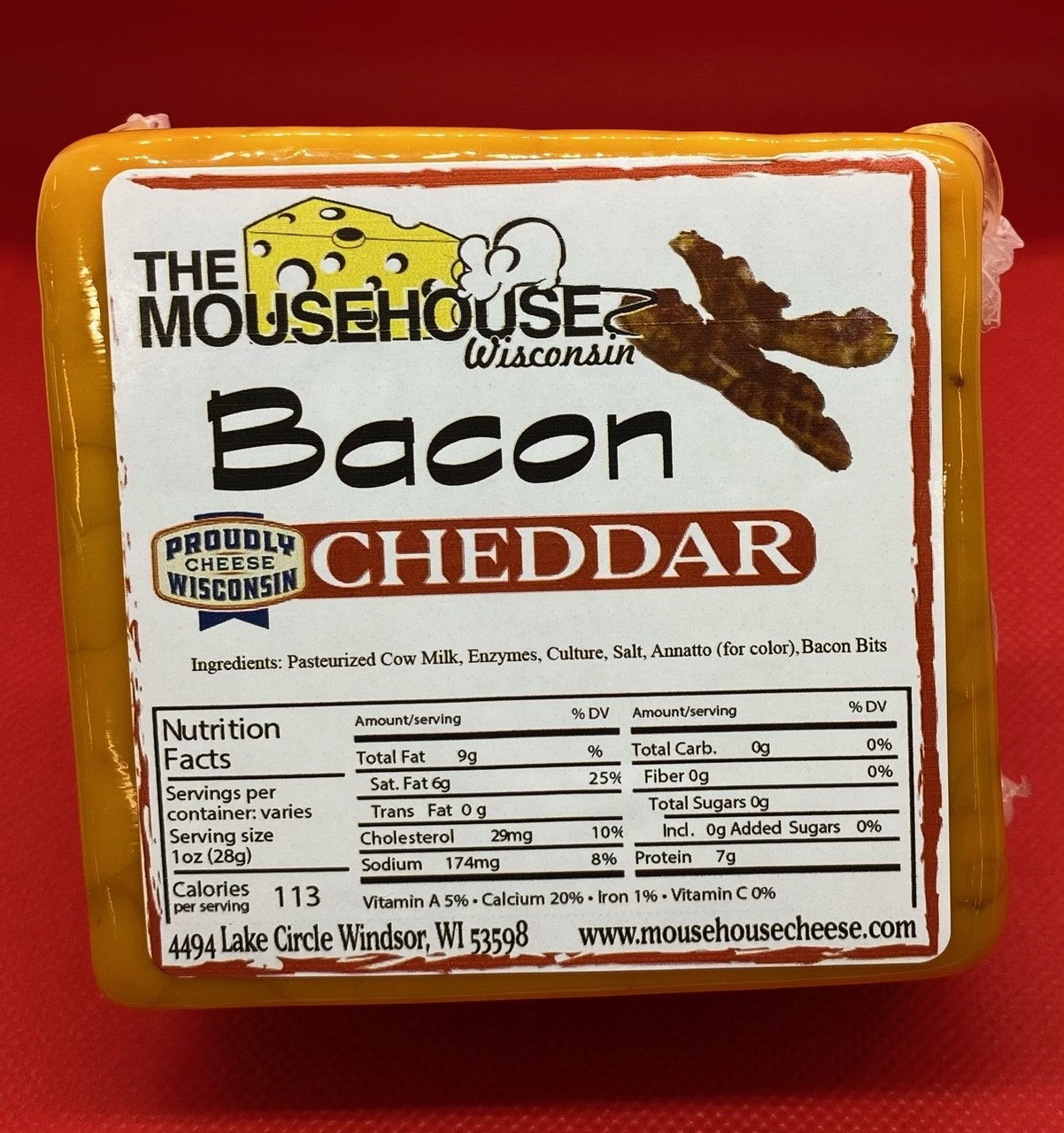 Mousehouse Cheesehaus Bacon Cheddar