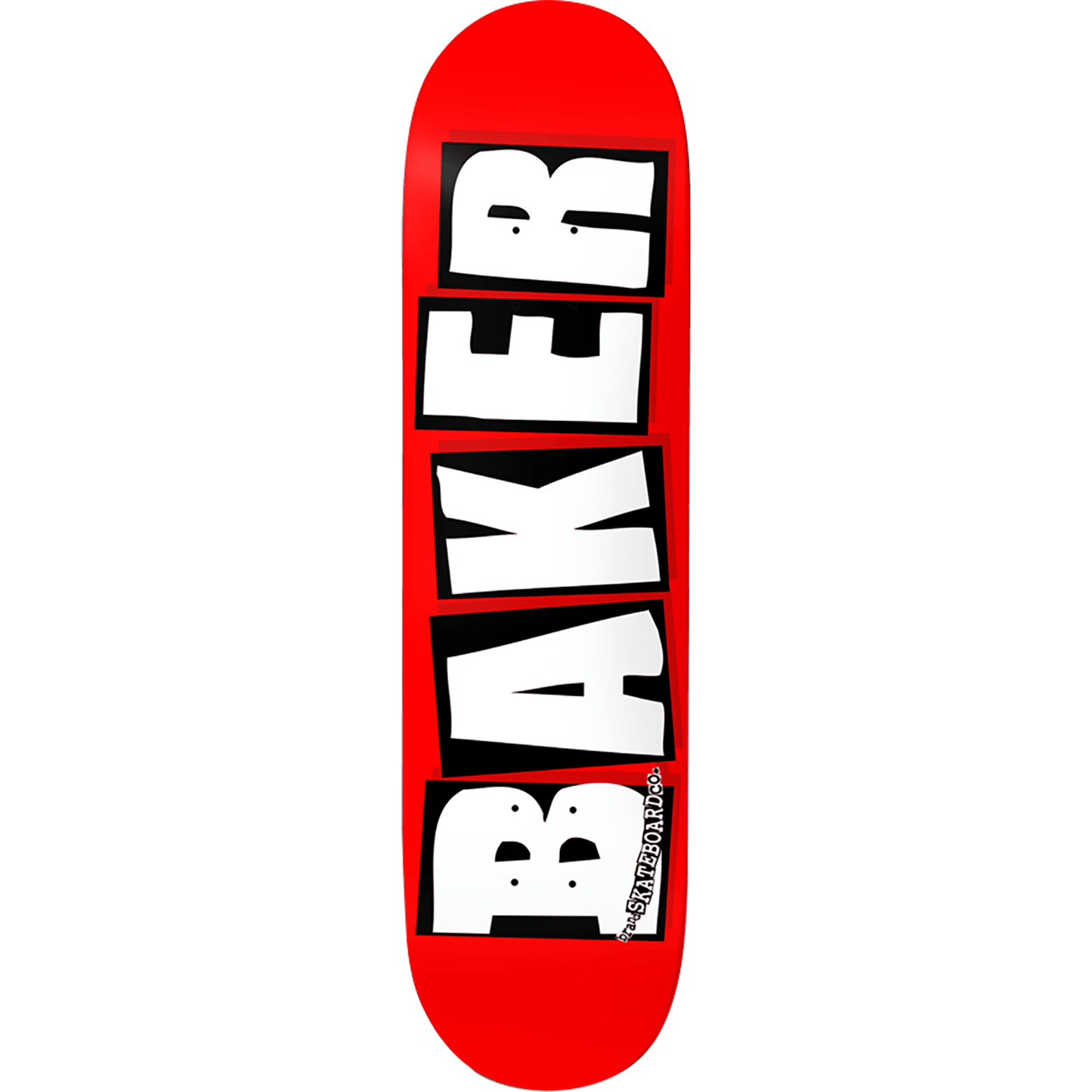 Baker Brand Logo Skateboard Deck - 8.6″ Red/White - Angler's Pro Tackle & Outdoors