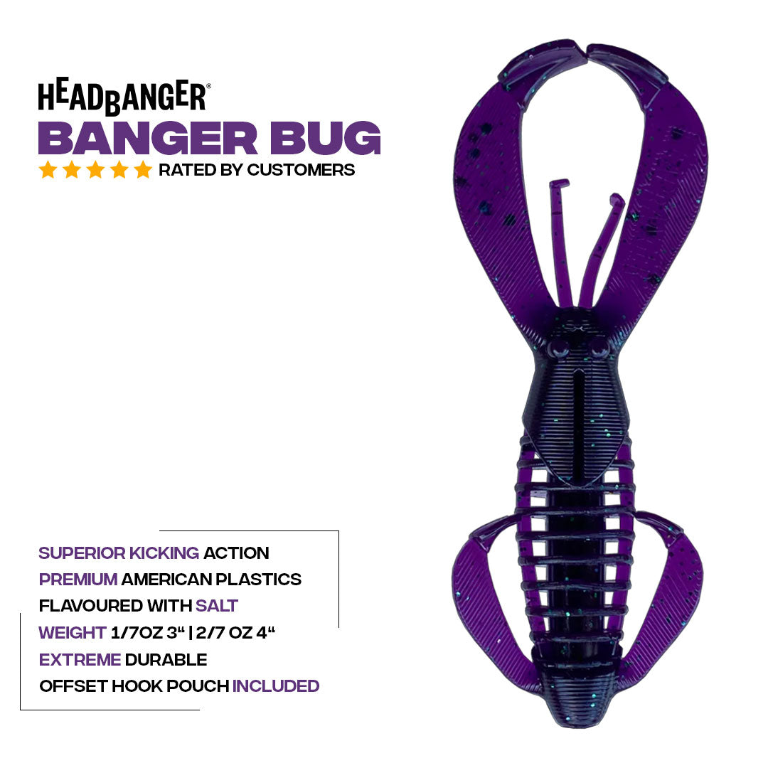Headbanger BangerBug 3" - Green Pumpkin