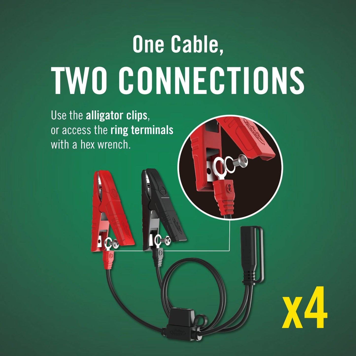 Battery Tender® 4-Bank, 1.25 AMP 12V Battery Charger