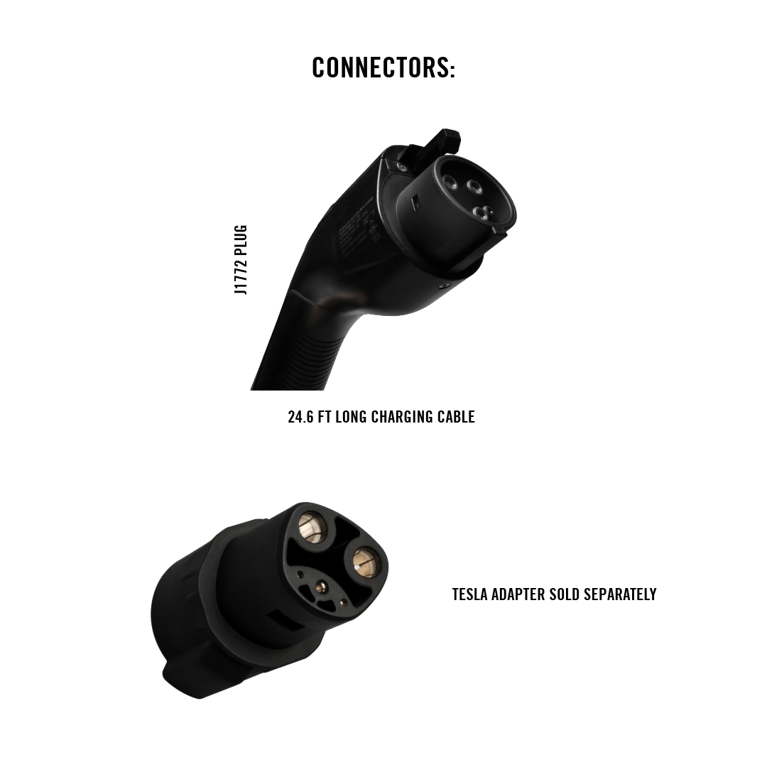 Battery Tender® eCharge 32 AMP, Level 1+2 Portable Electric Vehicle Charger