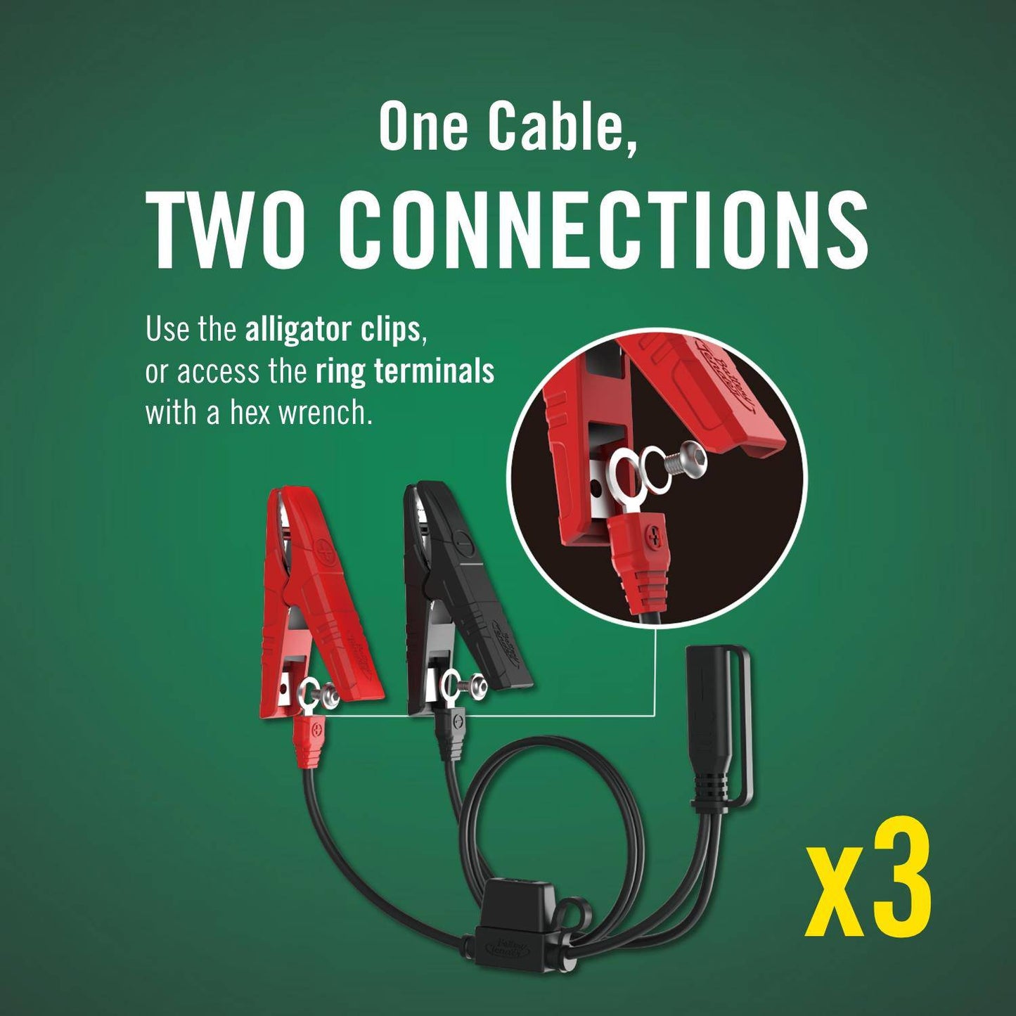 Battery Tender® 3-Bank Selectable 12V or 6V, 9 AMP Battery Charger