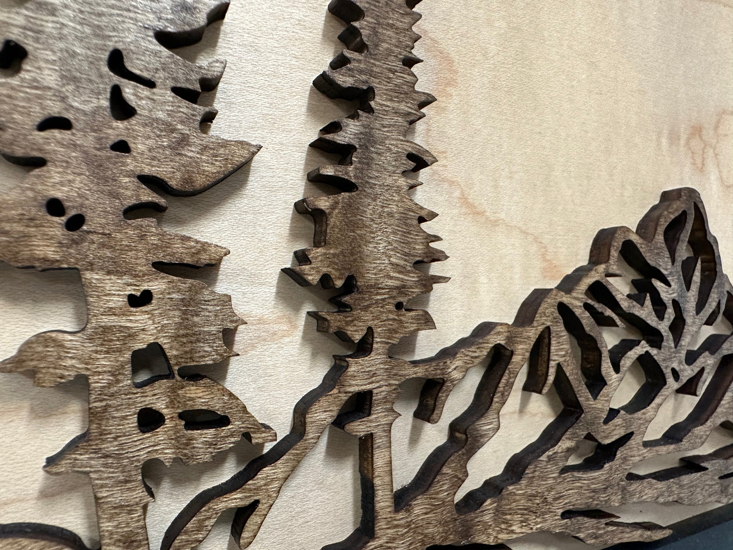 Bellewood Designs - Secure Gun Cabinet with Deer Scene