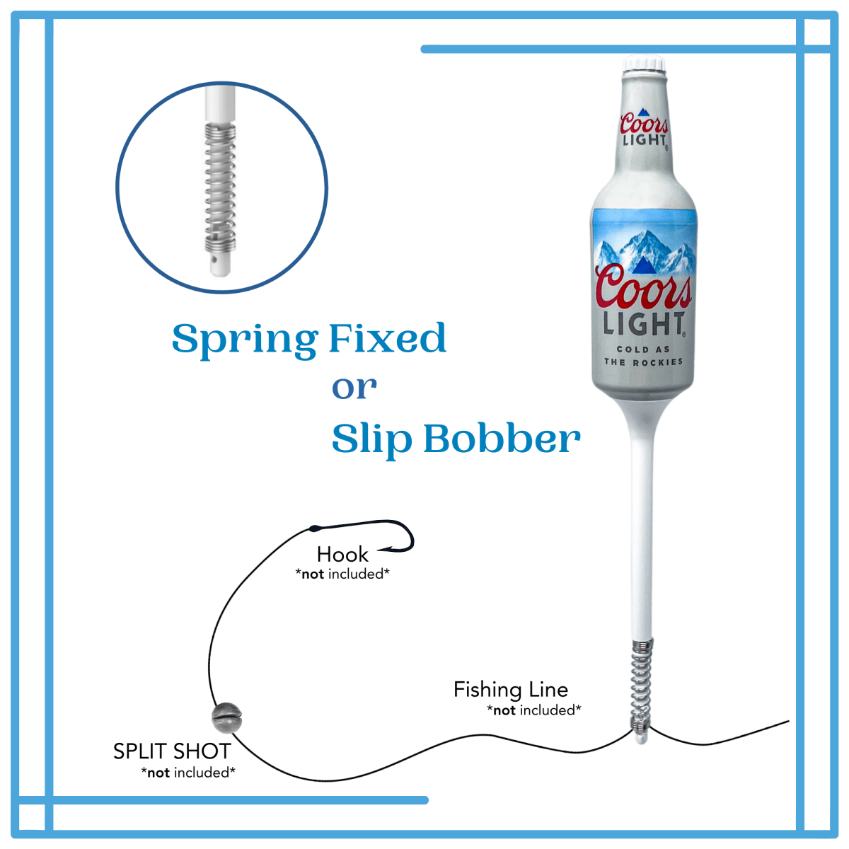 Coors Light Fishing Bobbers Two Pack - Southern Bell Brands