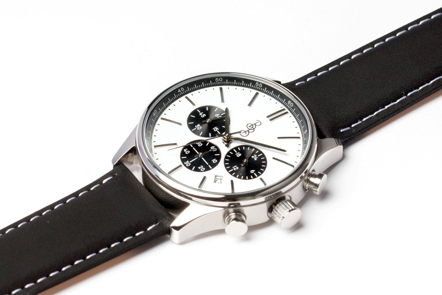 Beyond Boring Watch Co. White and Black Chronograph - Angler's Pro Tackle & Outdoors