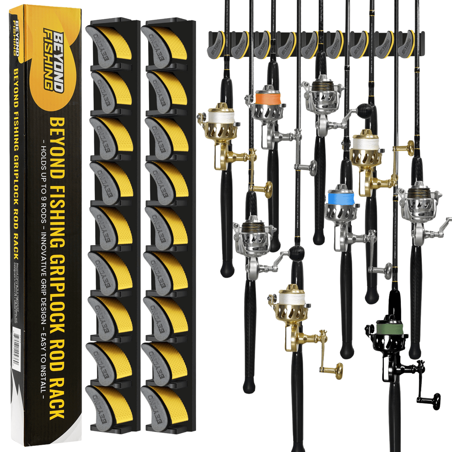 Beyond Fishing GripLock Vertical Fishing Rod Rack - Angler's Pro Tackle & Outdoors