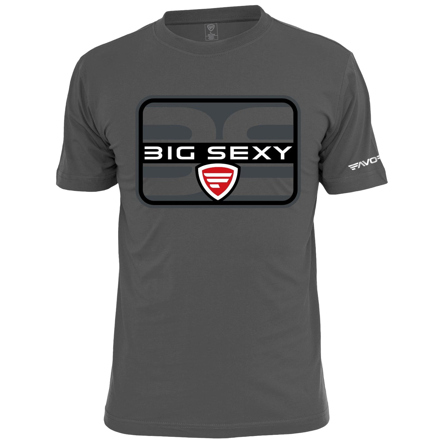 Favorite Fishing Big Sexy Patch T-Shirt