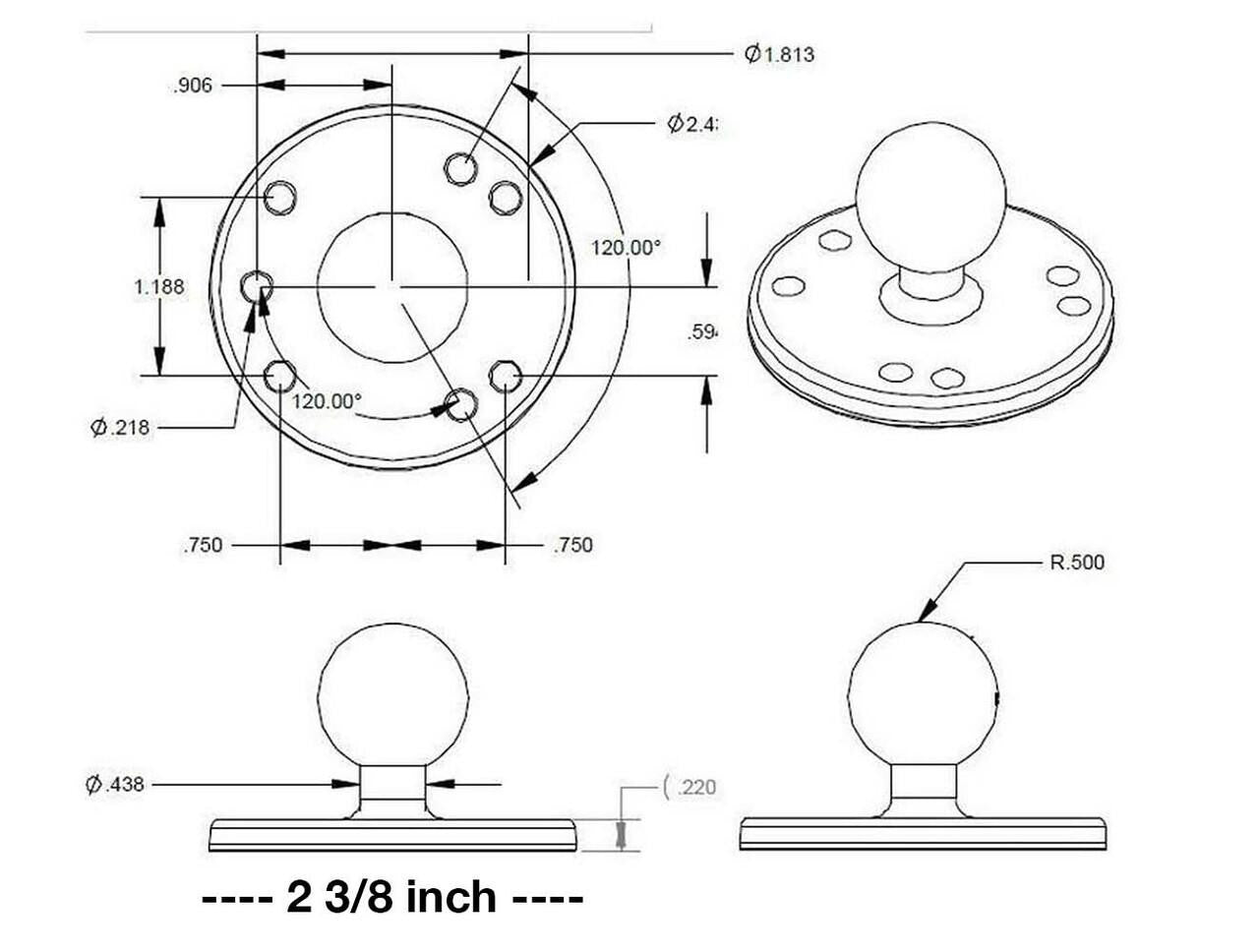 Bixpy - Universal Kayak Adapter (K-1 & J-2 Motors)