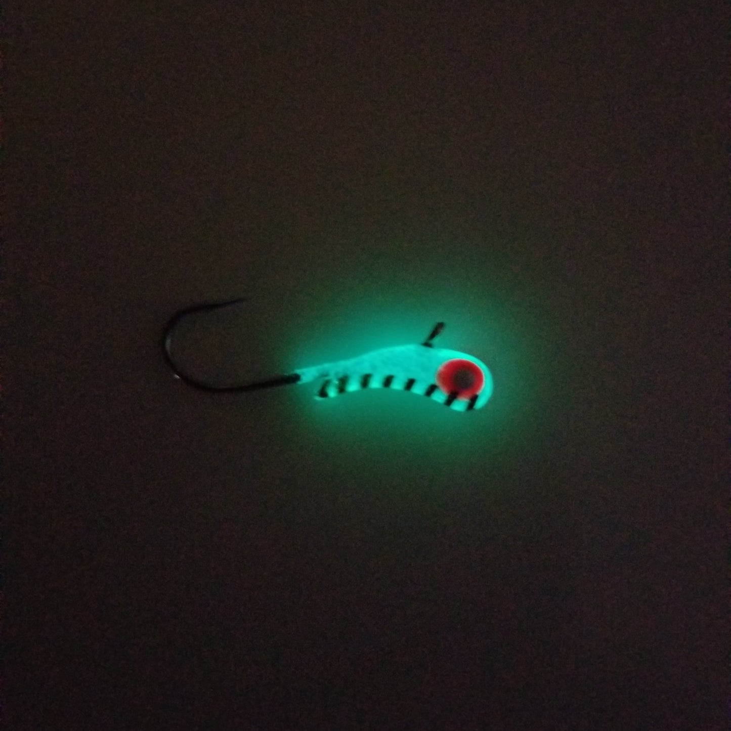 Kenders - Mn Made Outdoors Blue Stripe Glow Tungsten Kanoe Jig