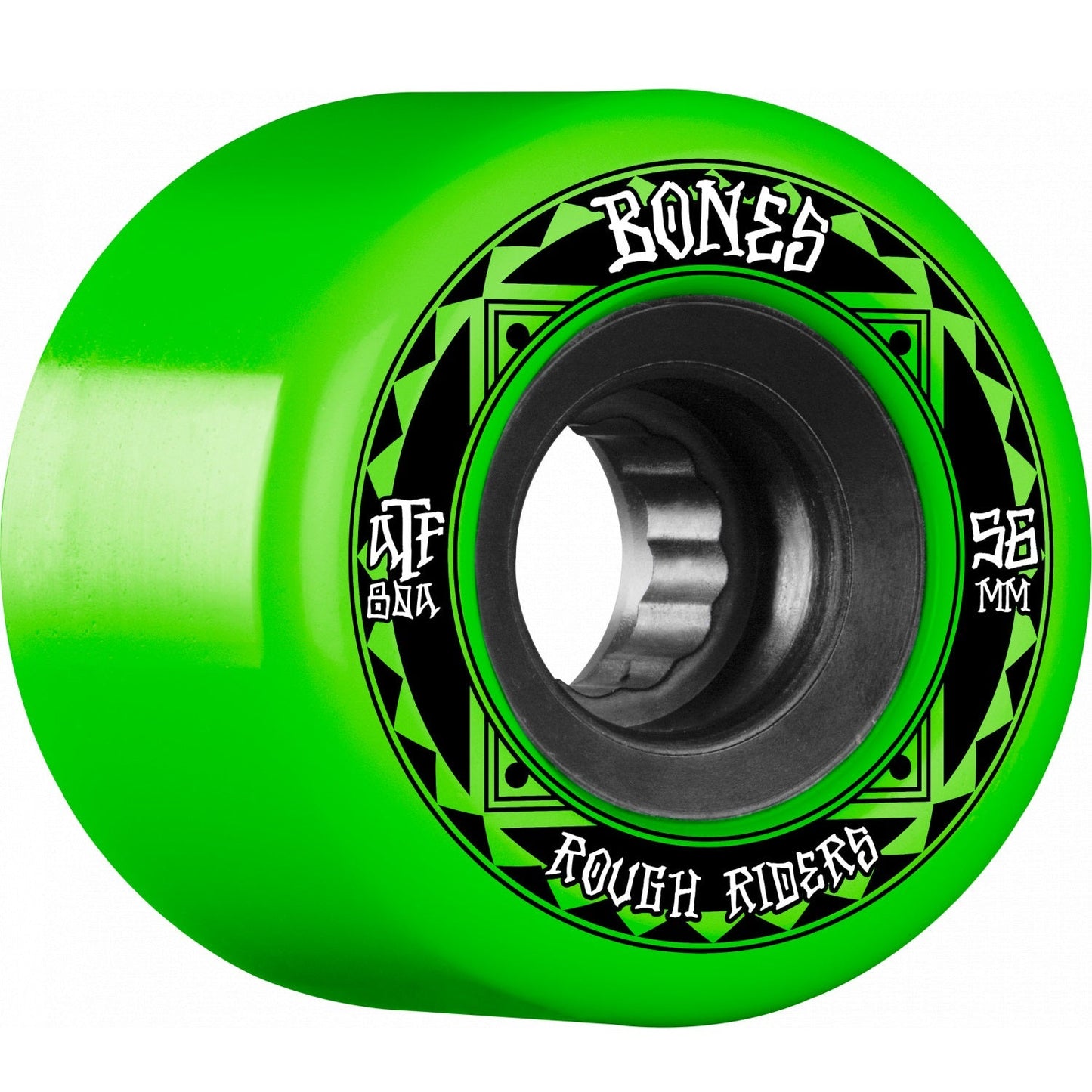 Bones ATF Rough Rider Runners 56mm 80a Wheels - Green (Set of 4) - Angler's Pro Tackle & Outdoors