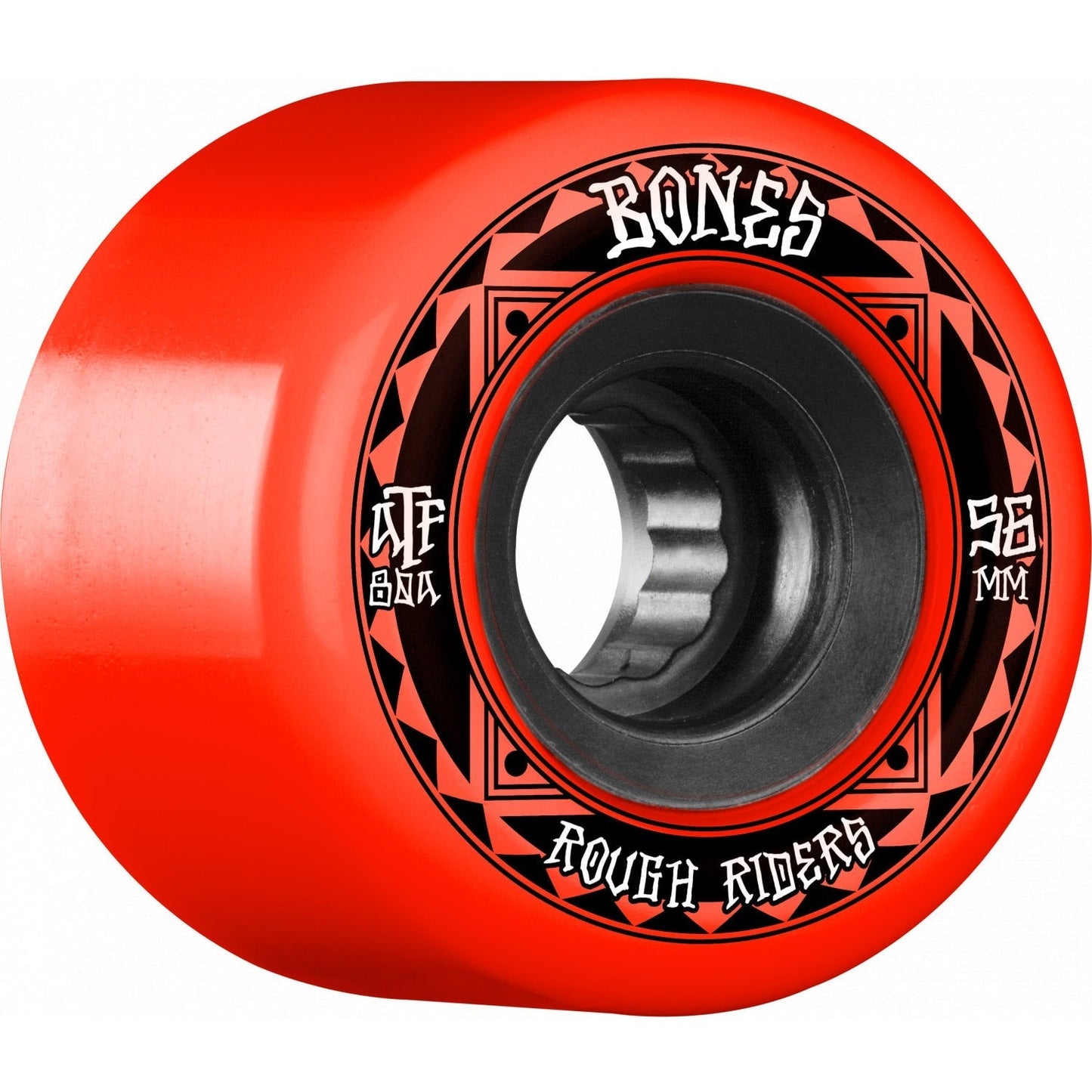Bones ATF Rough Rider Runners 56mm 80a Wheels - Red (Set of 4) - Angler's Pro Tackle & Outdoors