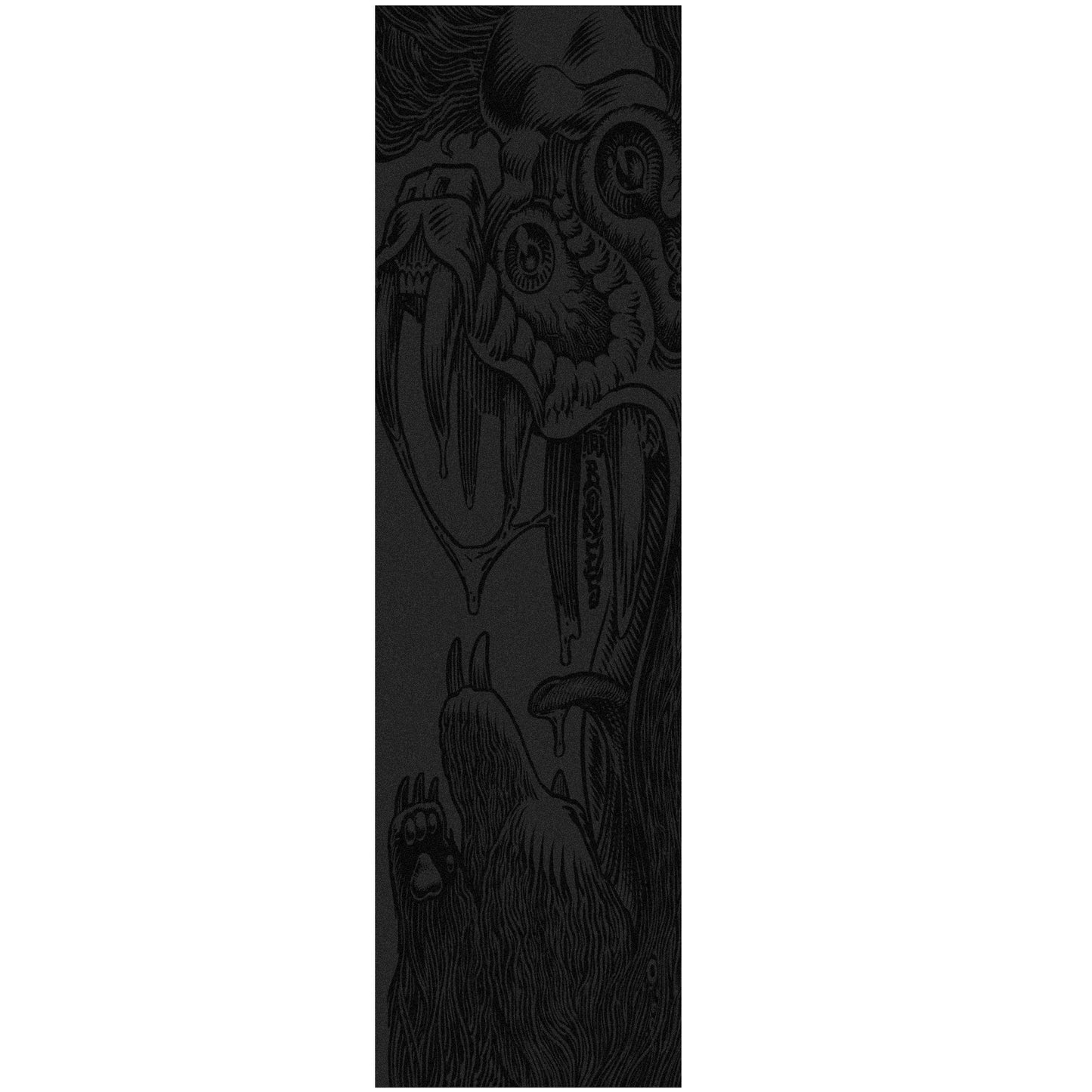 Bones Bearly There Single Sheet Griptape 9″x33″ - Black - Angler's Pro Tackle & Outdoors