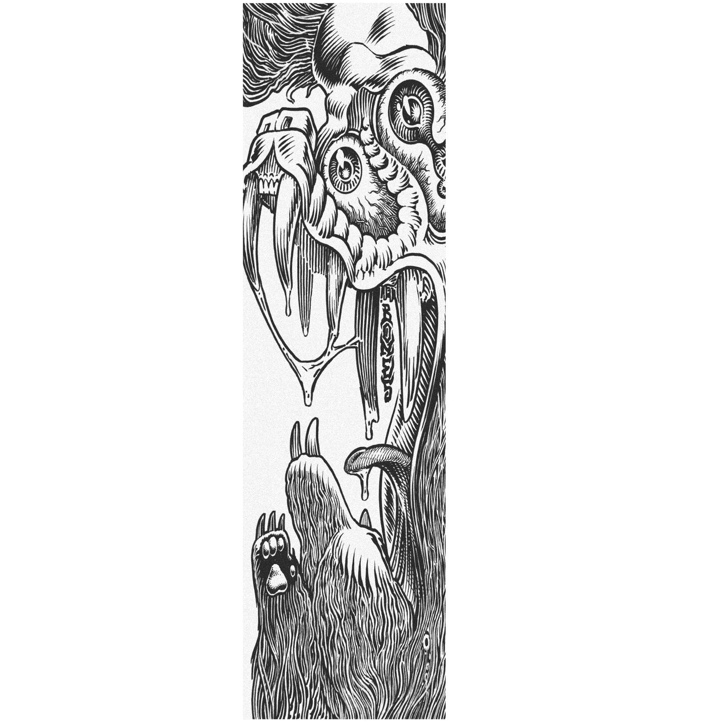 Bones Bearly There Single Sheet Griptape 9″x33″ - White - Angler's Pro Tackle & Outdoors