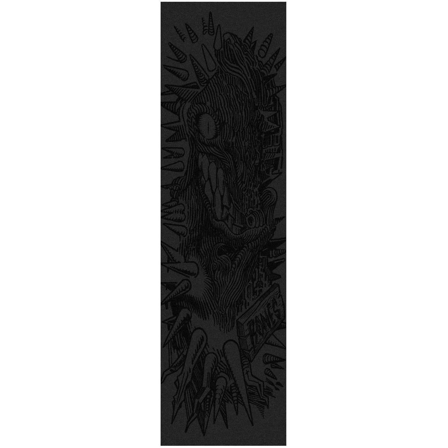 Bones Gritteeth Single Sheet Griptape 9″x33″ - Black - Angler's Pro Tackle & Outdoors
