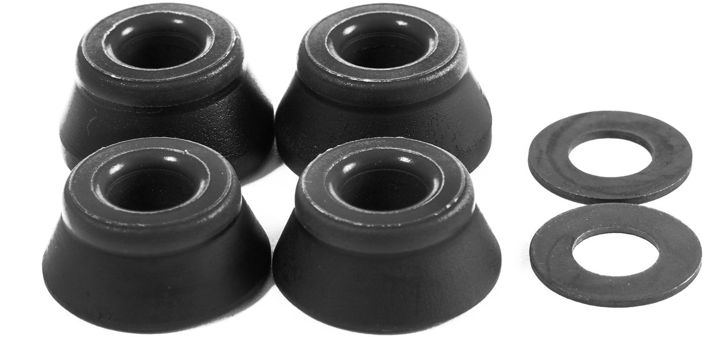 Bones Hardcore Hard Bushings 96a - Black/Black (Set of 4) - Angler's Pro Tackle & Outdoors