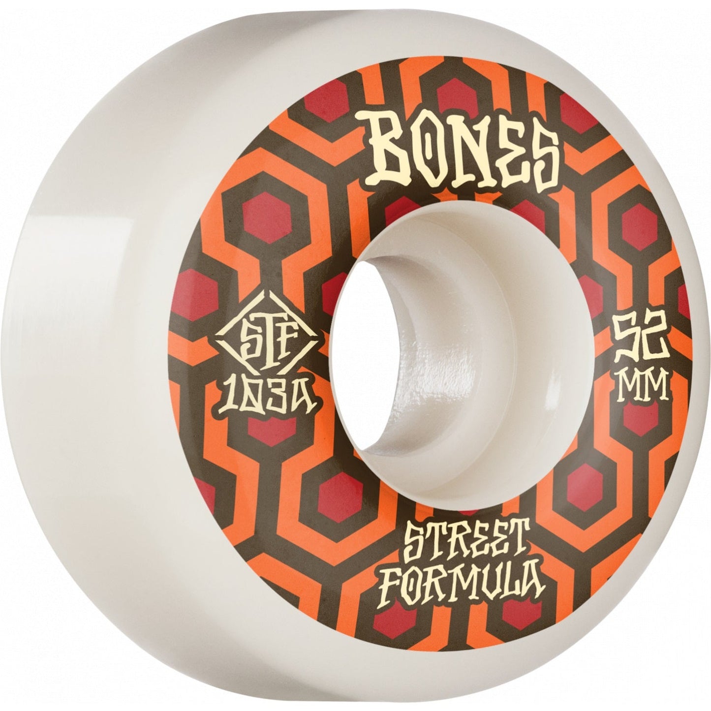 Bones STF Retros V1 Standard 52mm 103a Wheels - White (Set of 4) - Angler's Pro Tackle & Outdoors