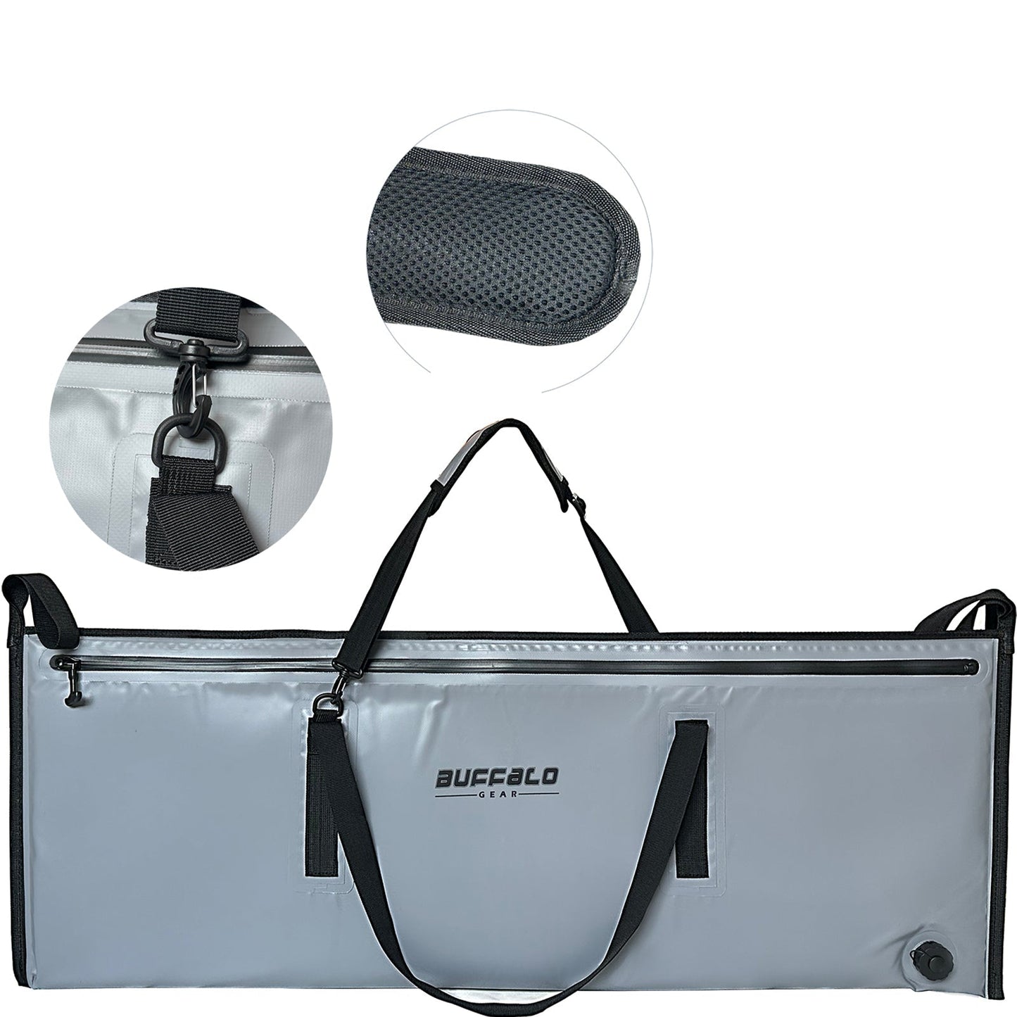 Buffalo Gear 48x18'' Fish Cooler Bag With Waterproof Zipper - Angler's Pro Tackle & Outdoors