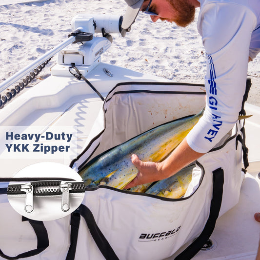 Buffalo Gear 60x24'' Fish Cooler Bag with YKK Zipper - Angler's Pro Tackle & Outdoors