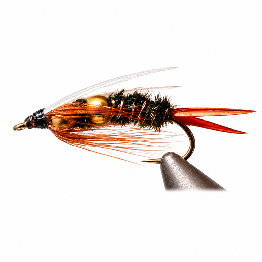 Stone Creek Double Bead - Pheasant Tail / Prince / Gold Rib Hare's Ear