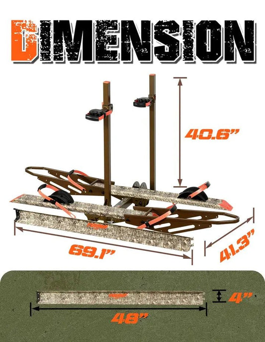 Camo 2 - Bike Hitch E - bike Rack with Ramp - Angler's Pro Tackle & Outdoors