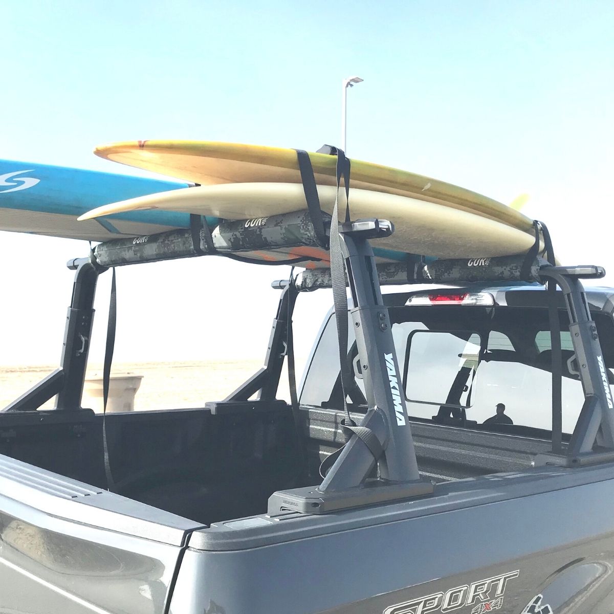 COR Surf Scratch Resistant Silicone Tie Down Straps 10 & 15 ft