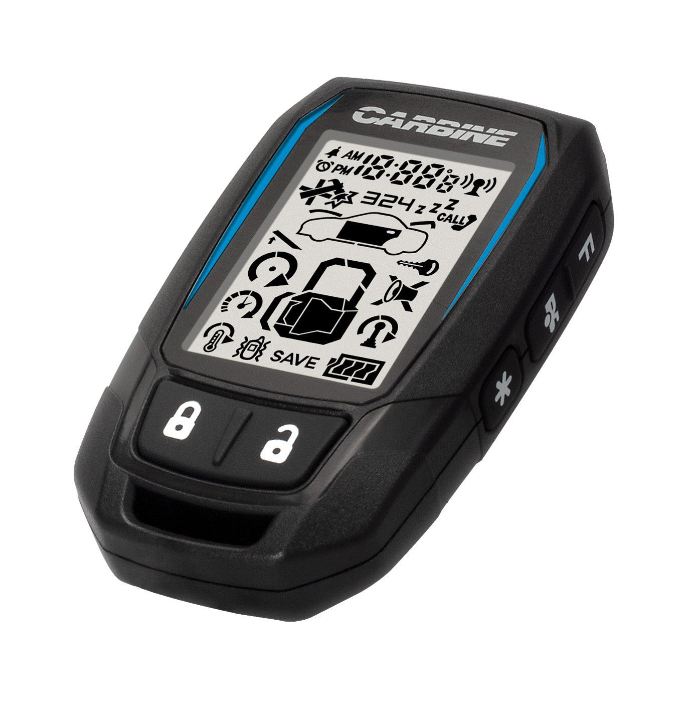 Magnadyne Carbine CARF-LCD45 | Replacement Remote for 55CSR & 34CS