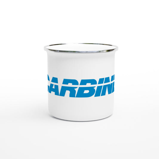Magnadyne Carbine | White 12oz Enamel Mug
