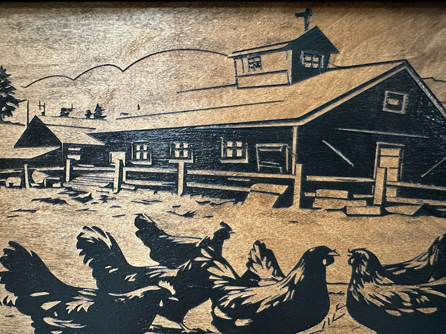 Bellewood Designs - Hidden Gun Storage Cabinet Chicken Farm Design