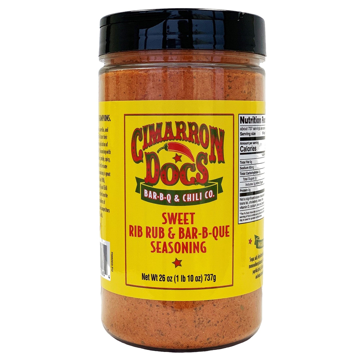 Cimarron Doc's Sweet Rib Rub & Bar-B-Q Seasoning 1 lb. 10 oz.