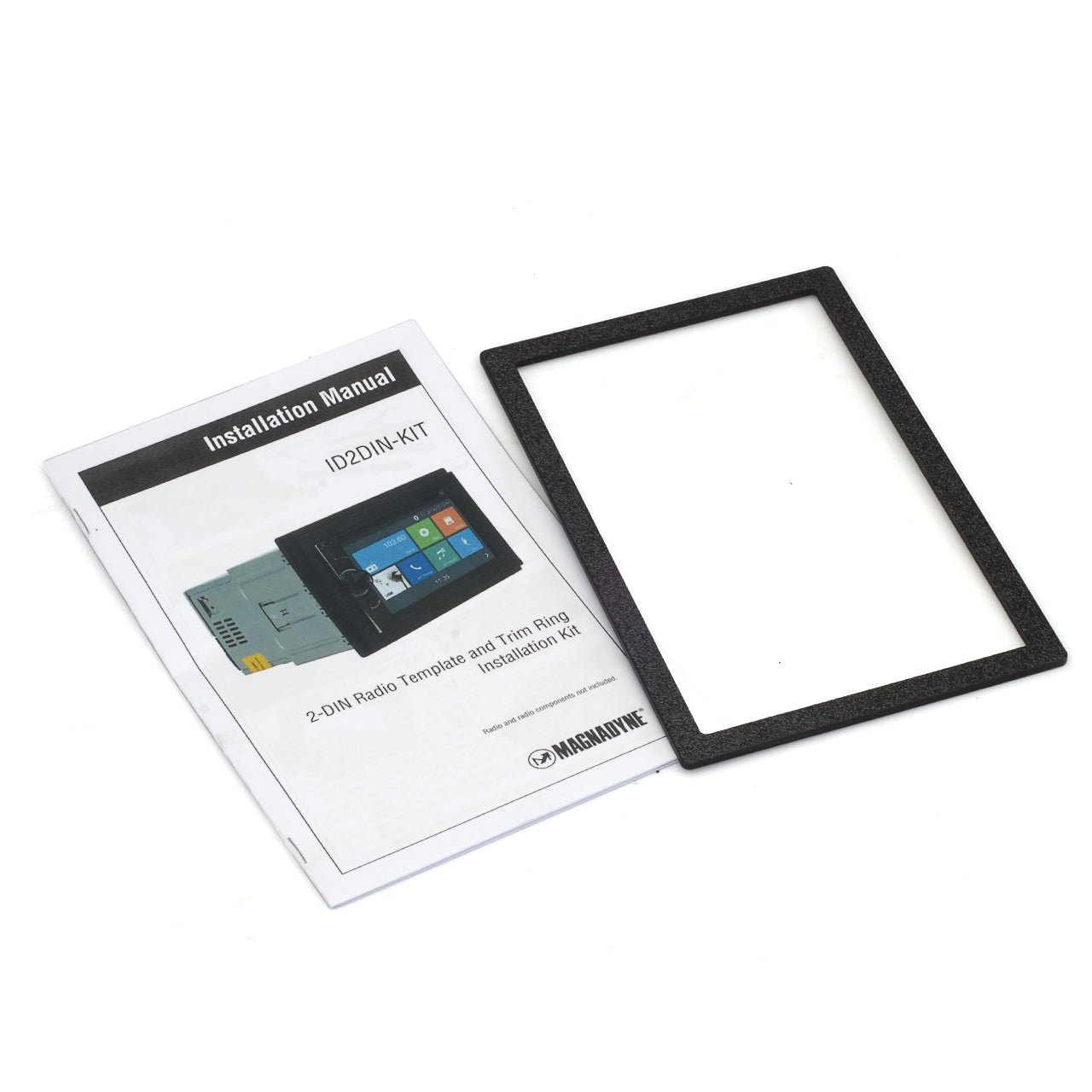 Magnadyne Class A | 2-Din Radio Template and Trim Ring