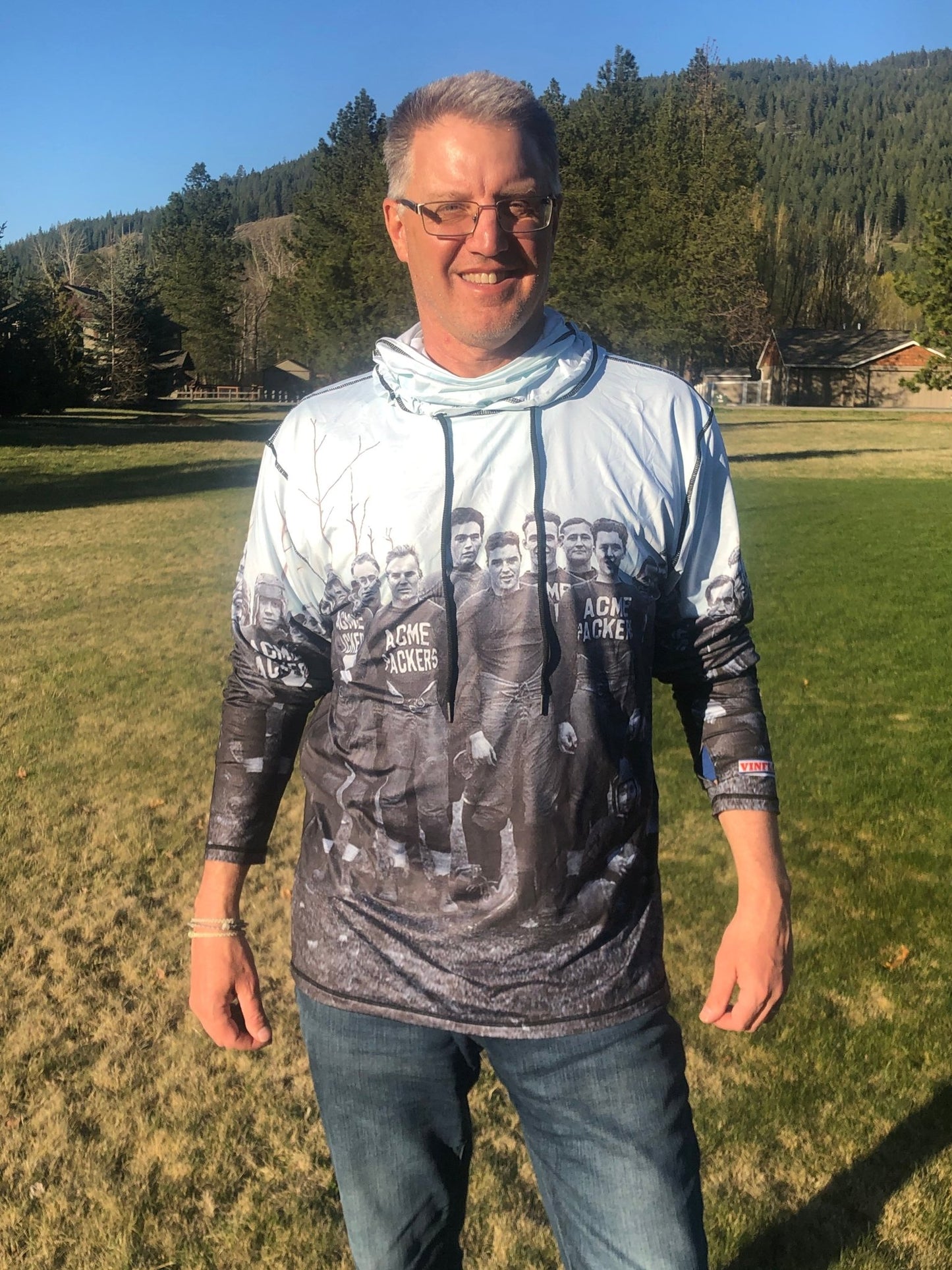 Cognito Brands ACME Packers Lightweight Football Vintage Graphic Hoodie - Angler's Pro Tackle & Outdoors