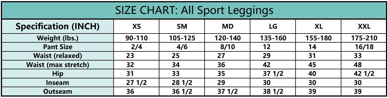 Cognito Brands Brook Trout Fish Print Patterned All Sport Leggings - Angler's Pro Tackle & Outdoors