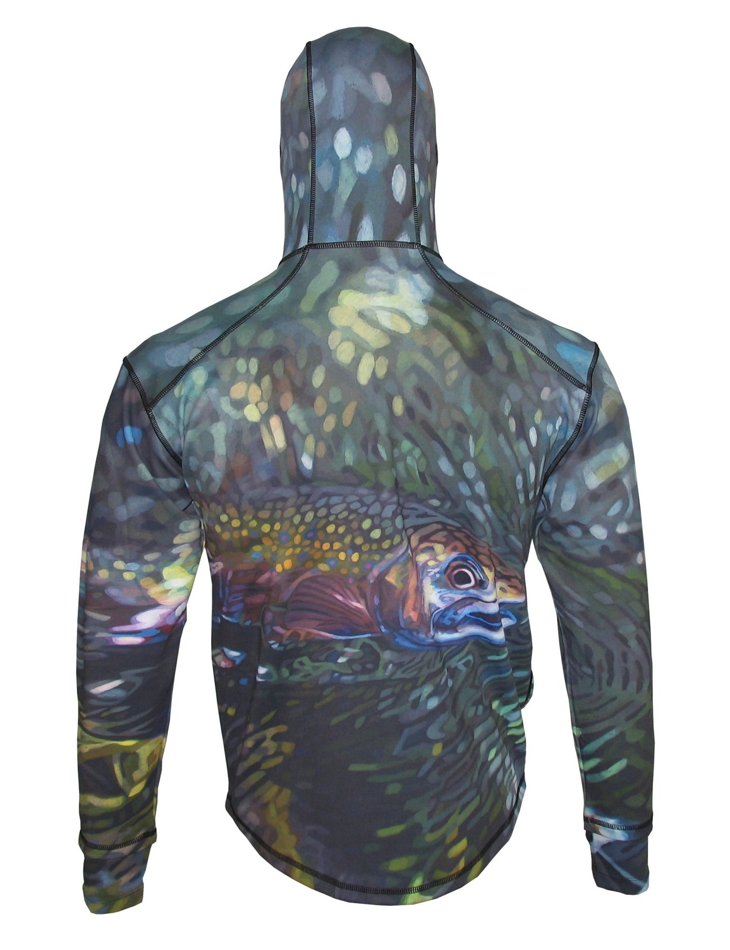 Cognito Brands Secluded Brook Trout Heavyweight 1/4 - Zip FlexShell Fishing Hoodie - Angler's Pro Tackle & Outdoors