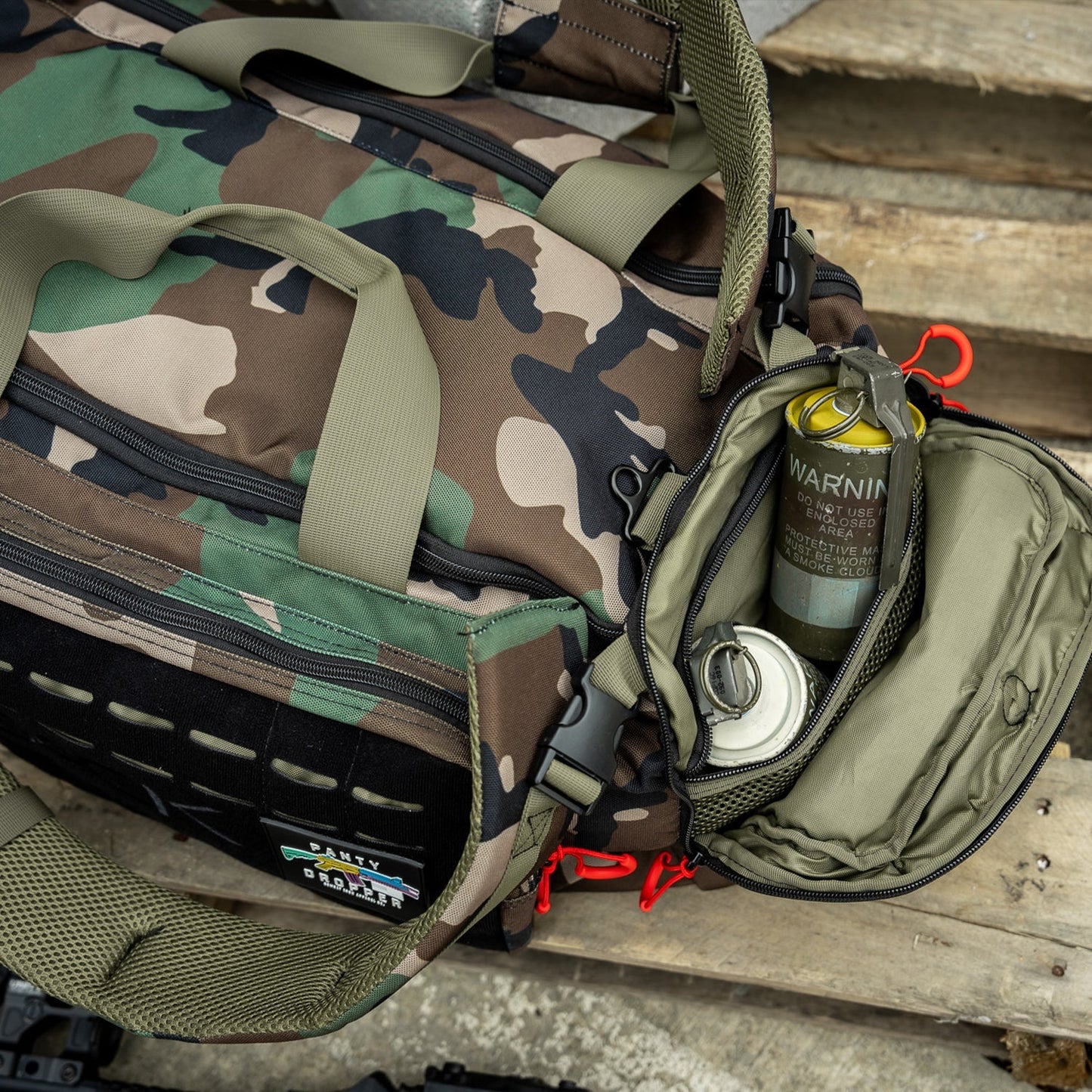 Combat Iron Apparel 50L Sack™ Duffle Hybrid Double Carry Bag - Angler's Pro Tackle & Outdoors